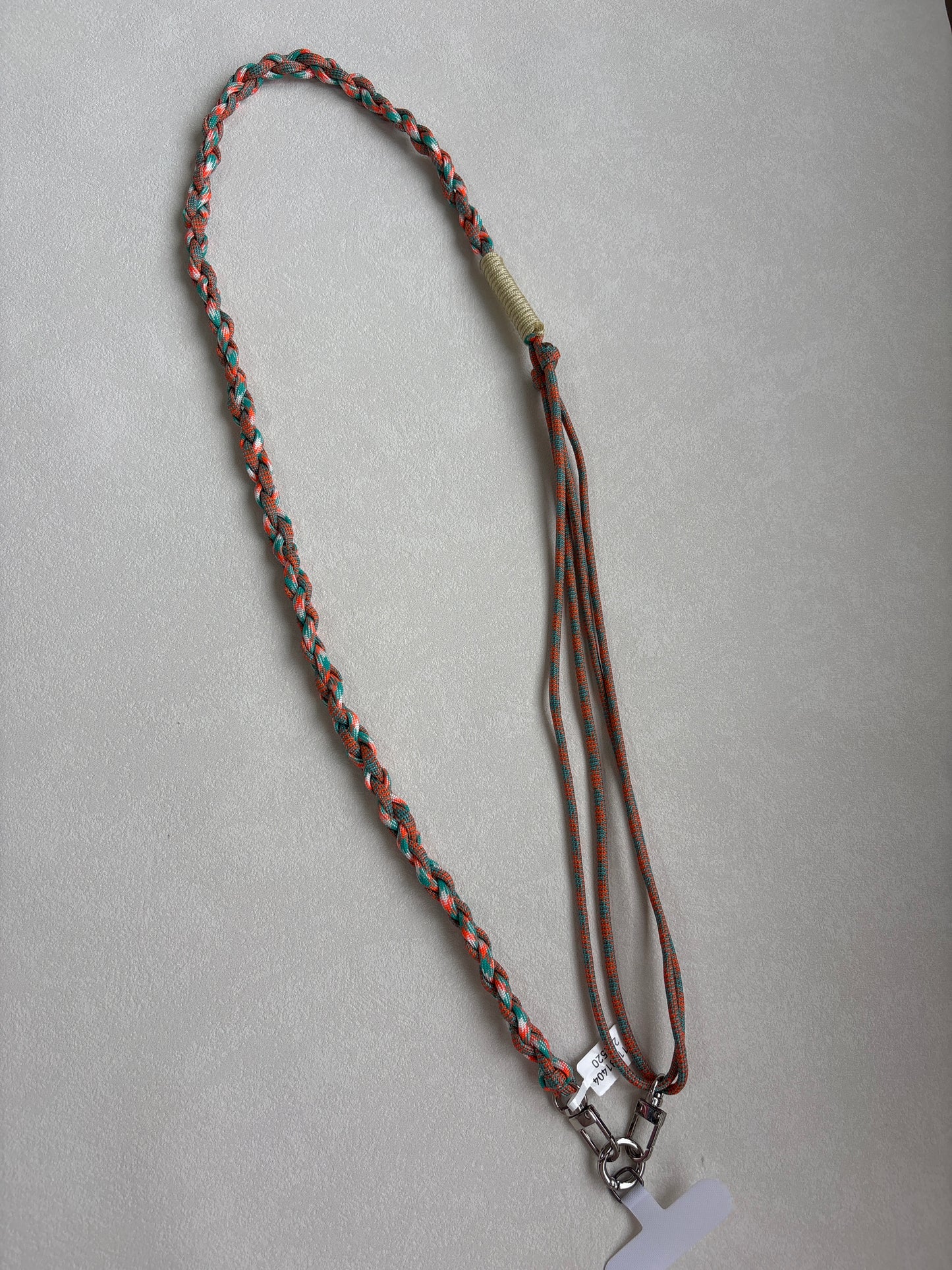 Two-color phone strap