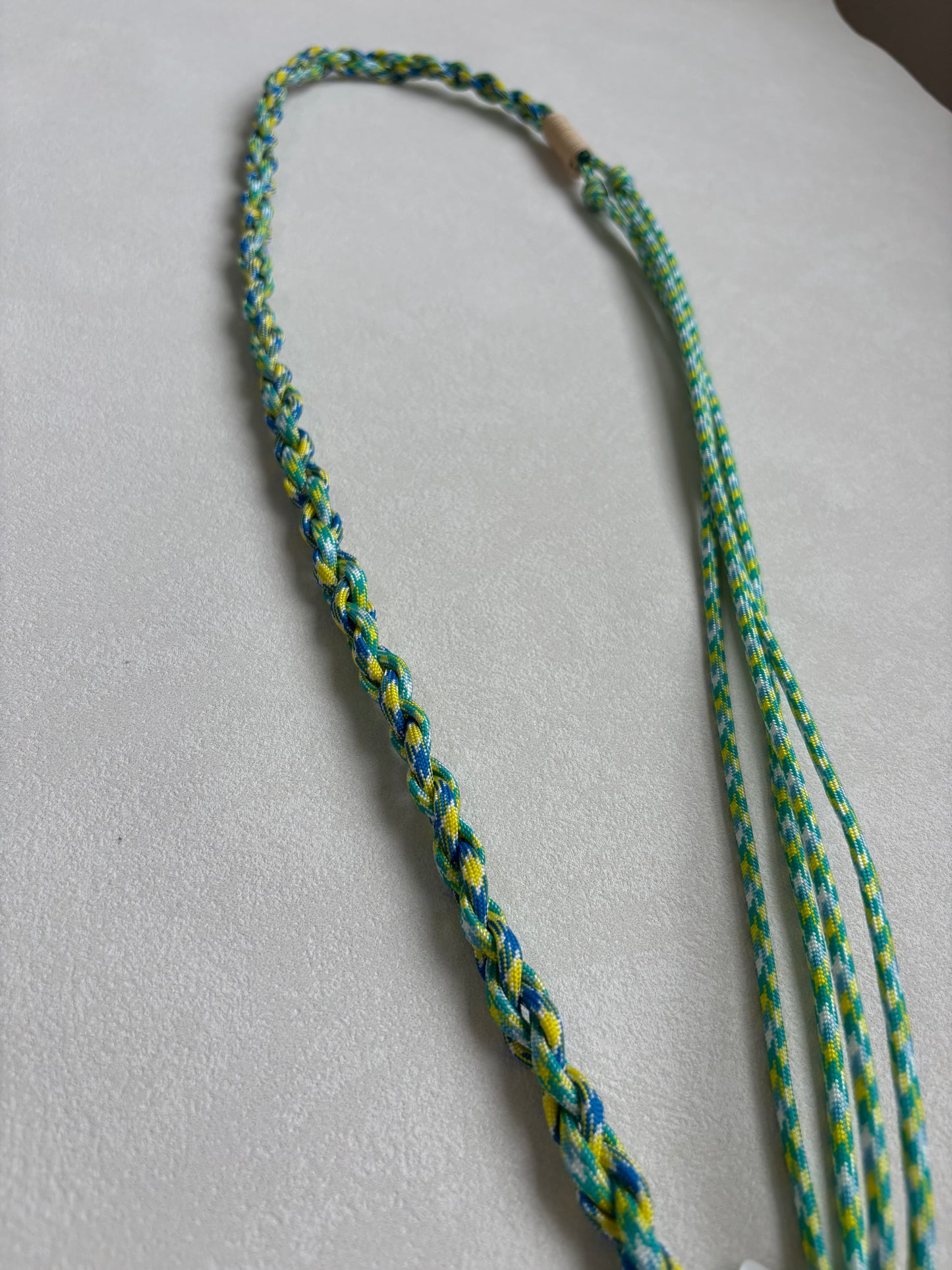 Two-color phone strap