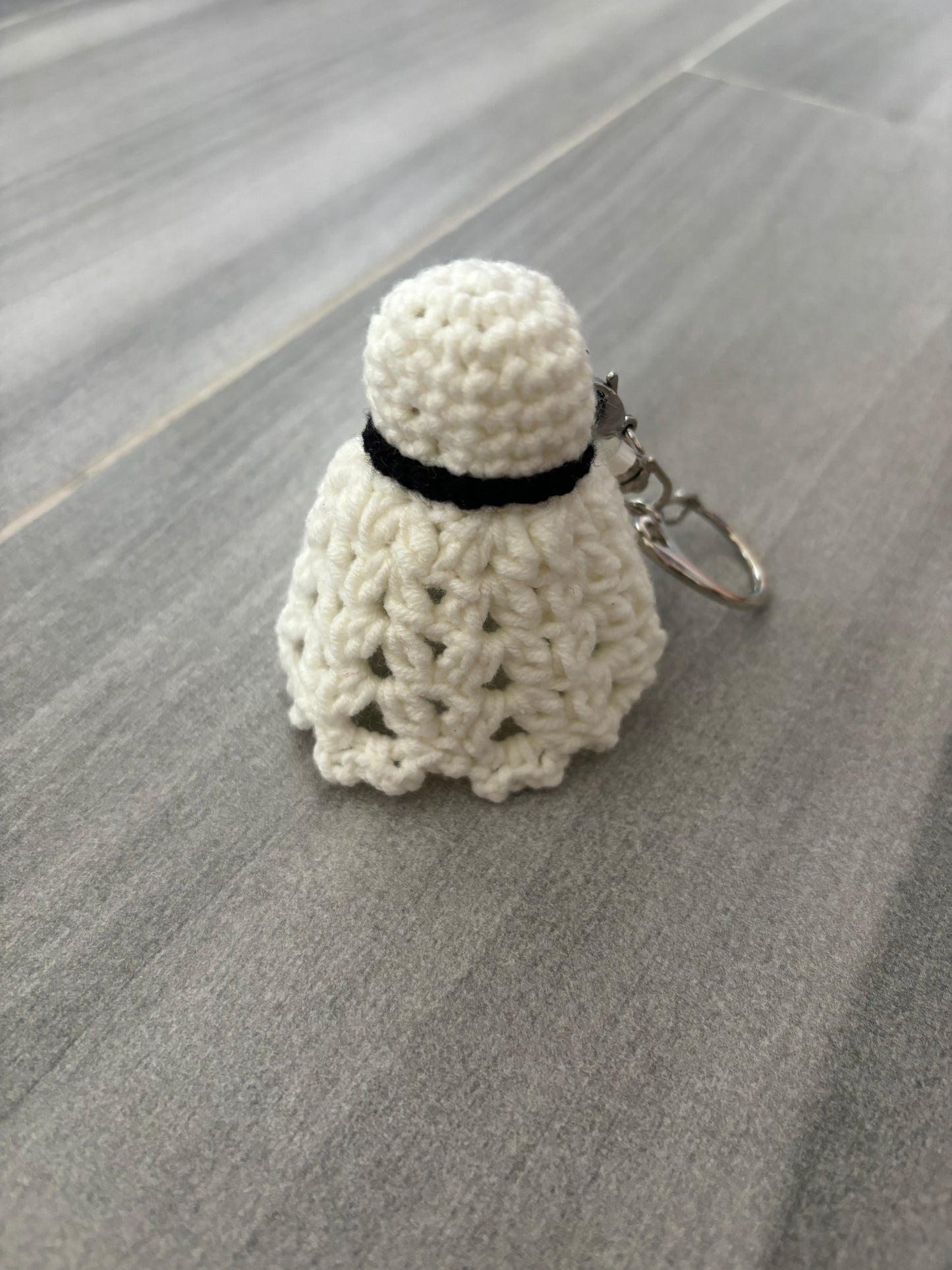 Crocheted badminton