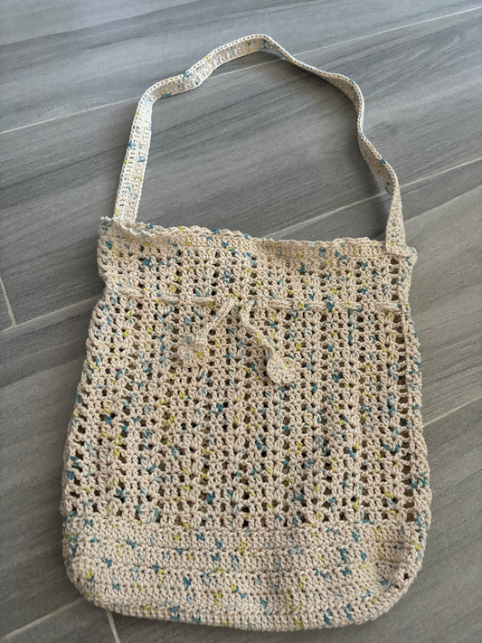 Crocheted side pockets